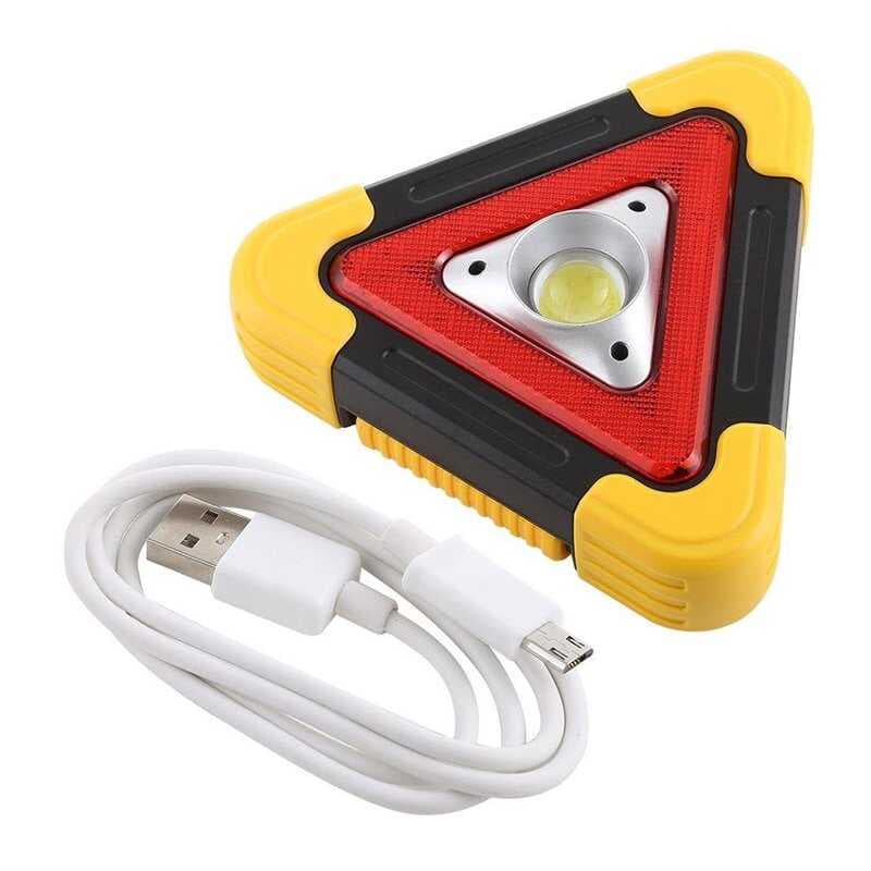 500 LUMEN SOLAR ŞARJLI ÇOK FONKSİYONLU REFLEKTÖR IŞIKLI İKAZ LAMBASI (4767)