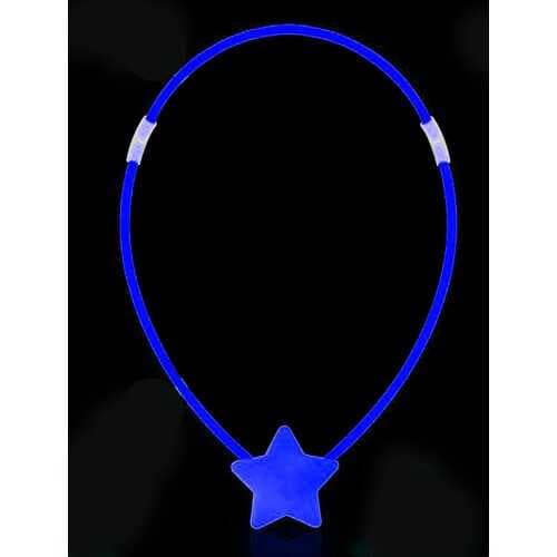 Glow Yıldız Kolye - Glow Kolye - Glow Partisi Yıldız Kolye 6 Adet