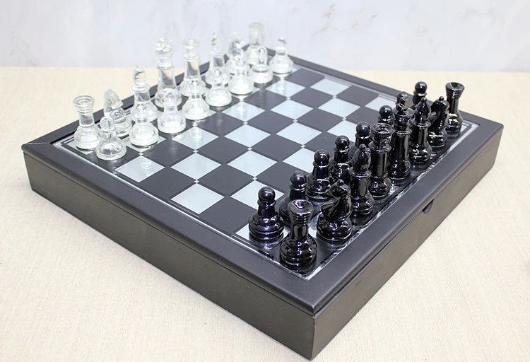 Kutulu Cam Satranç Seti Alk3531