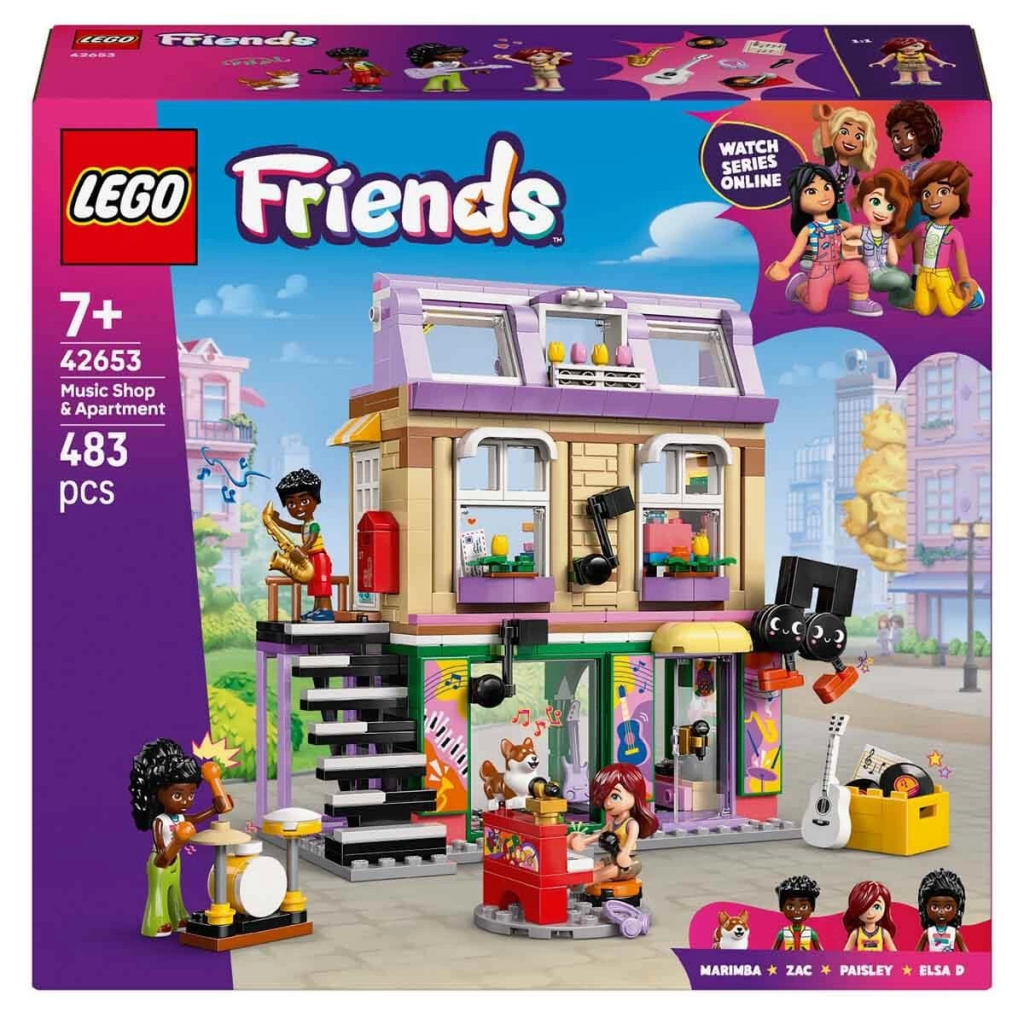 Nessiworld LEGO Friends Müzik Mağazası ve Daire 42653