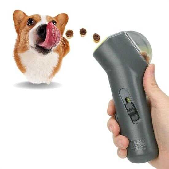 Kedi ve Köpekler İçin Hazneli Mama Fırlatma Oyuncağı Yem Atıcı Aparat (5430)