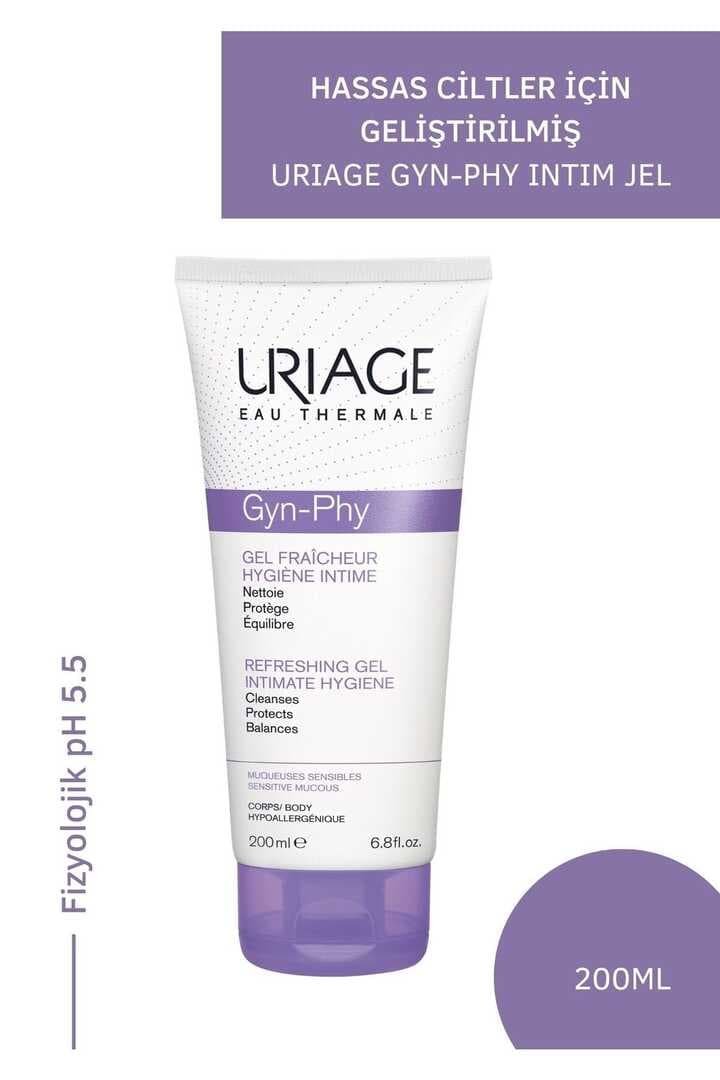 Uriage Gyn Phy Refreshing Gel Hassas Ciltlere Özgü Geliştirilen Hassas Formlu Intim Jel 200ml 05268