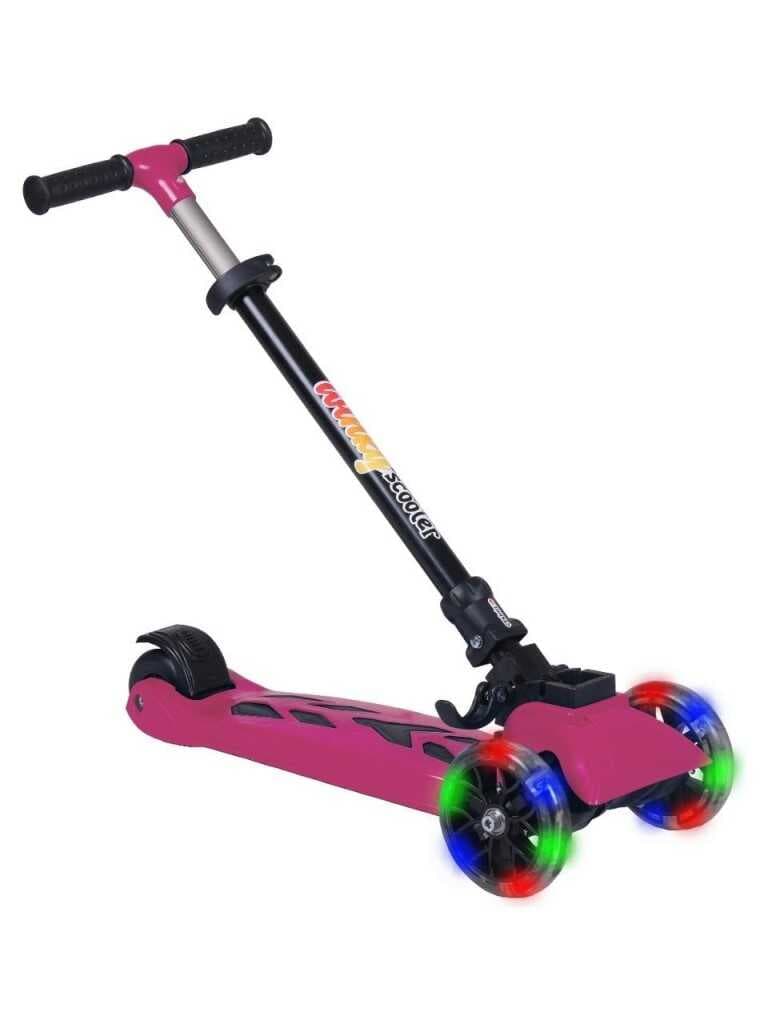 LSC5-I LEDDY 2+ SCOOTER IŞIKLI PEMBE 50KG