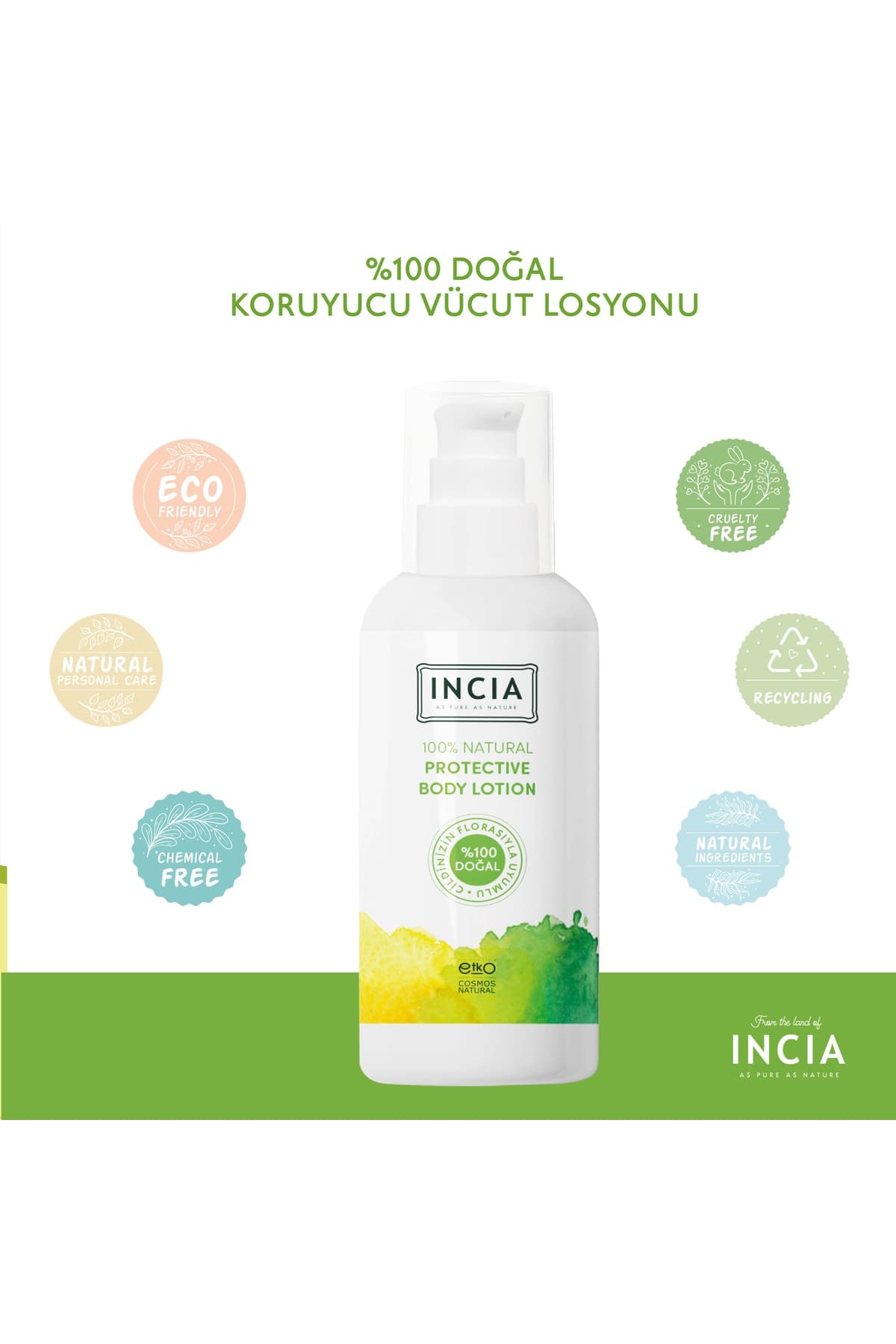 Incia Koruyucu Vücut Losyon X 2 ADET