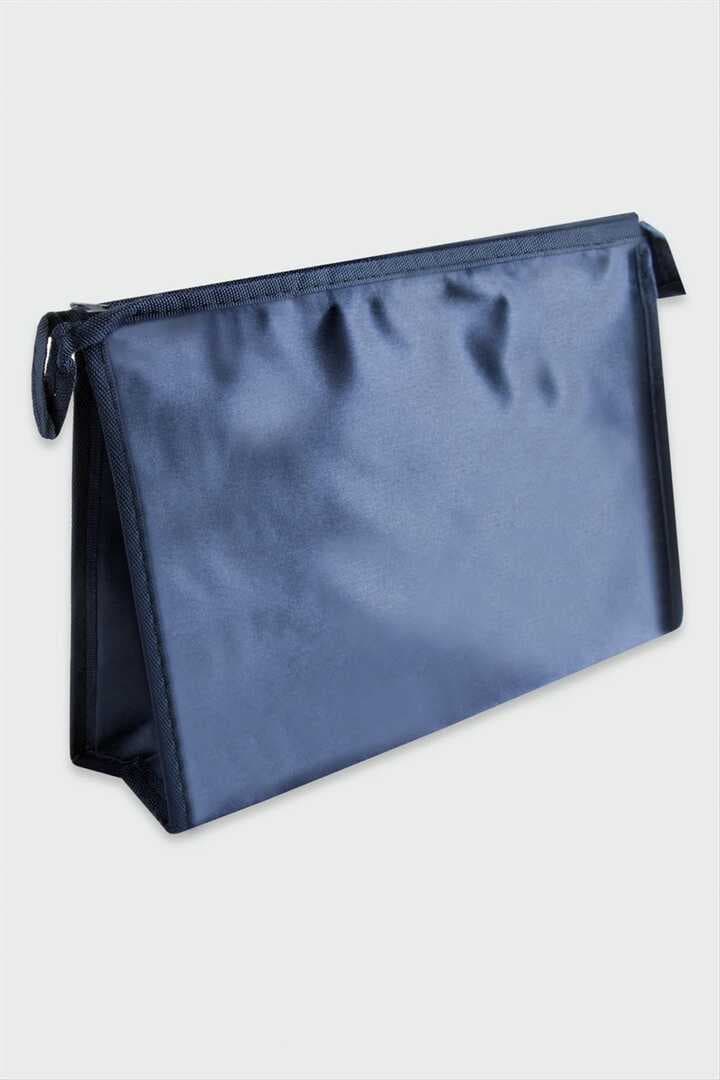 Lacivert Renkli Makyaj Çantası