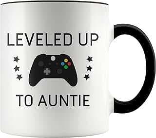 print dore New Auntie Gift, Personalized Gift, Auntie To Be, Funny Aunt Mug, Pregnancy Reveal, New Auntie Mug, Baby Announcement, Reveal to Auntie Gift
