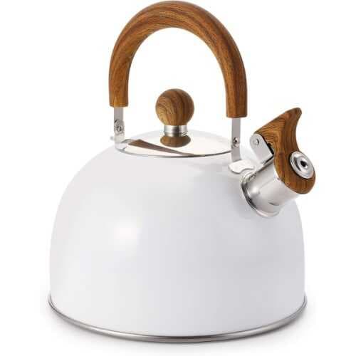 Paslanmaz Çelik Demlik Beyaz Renk