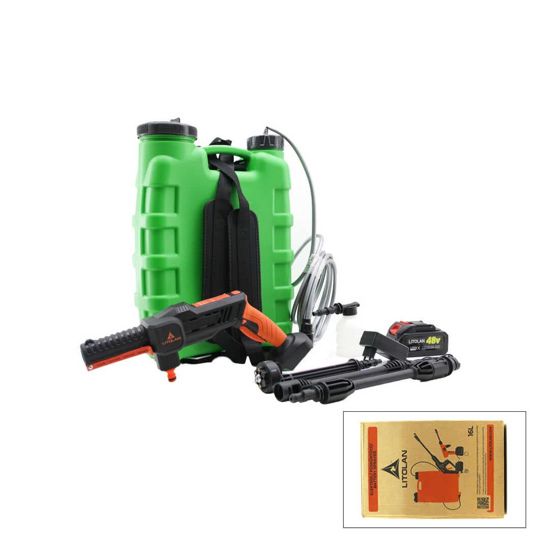 16LT ELEKTİRİKLİ OTO - ARAÇ YIKAMA TABANCASI - İLAÇ POMPASI PÜSKÜRTÜCÜ 4.8V EWASHER (5430)