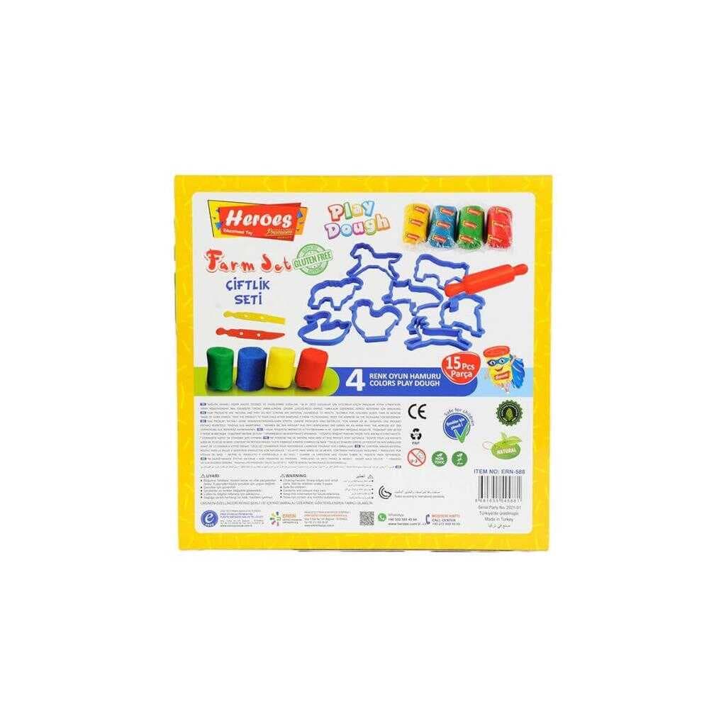 Nessiworld ERN-588 Heroes Orta Kutulu Çiftlik Oyun Hamuru Seti  - Eren Oyuncak