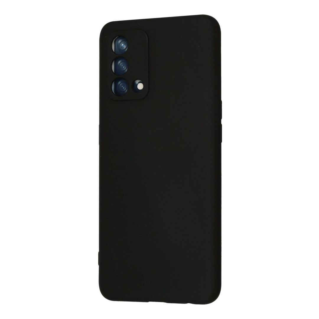 Oppo A74 4g Kılıf Nano İçi Kadife Silikon - Siyah