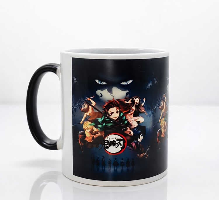 Porselen Renk Değiştiren Demon Slayer Kupa Bardak - Model 2