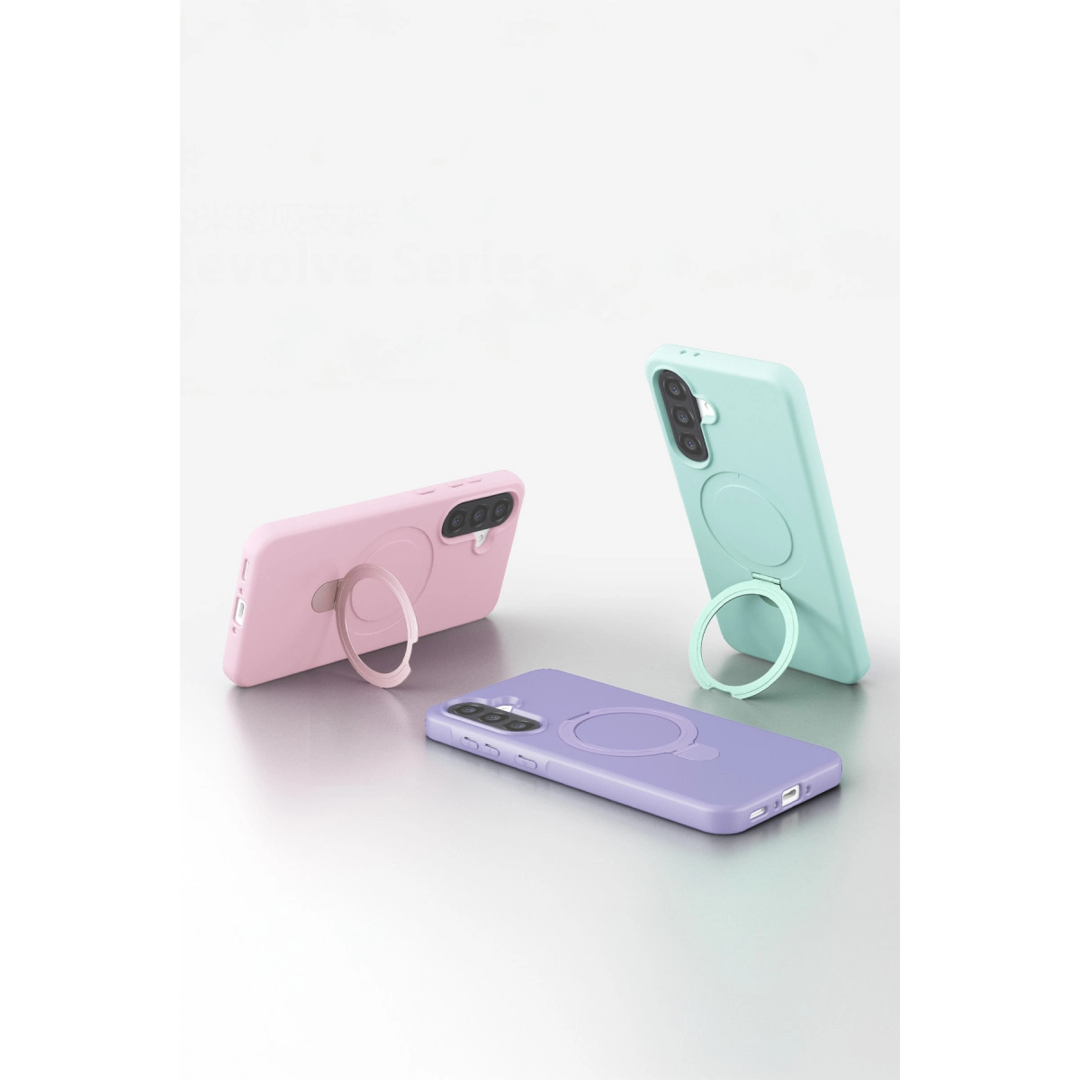 Samsung Galaxy A26 Regal Magsafe Standlı Kapak - Çöl Titanyum