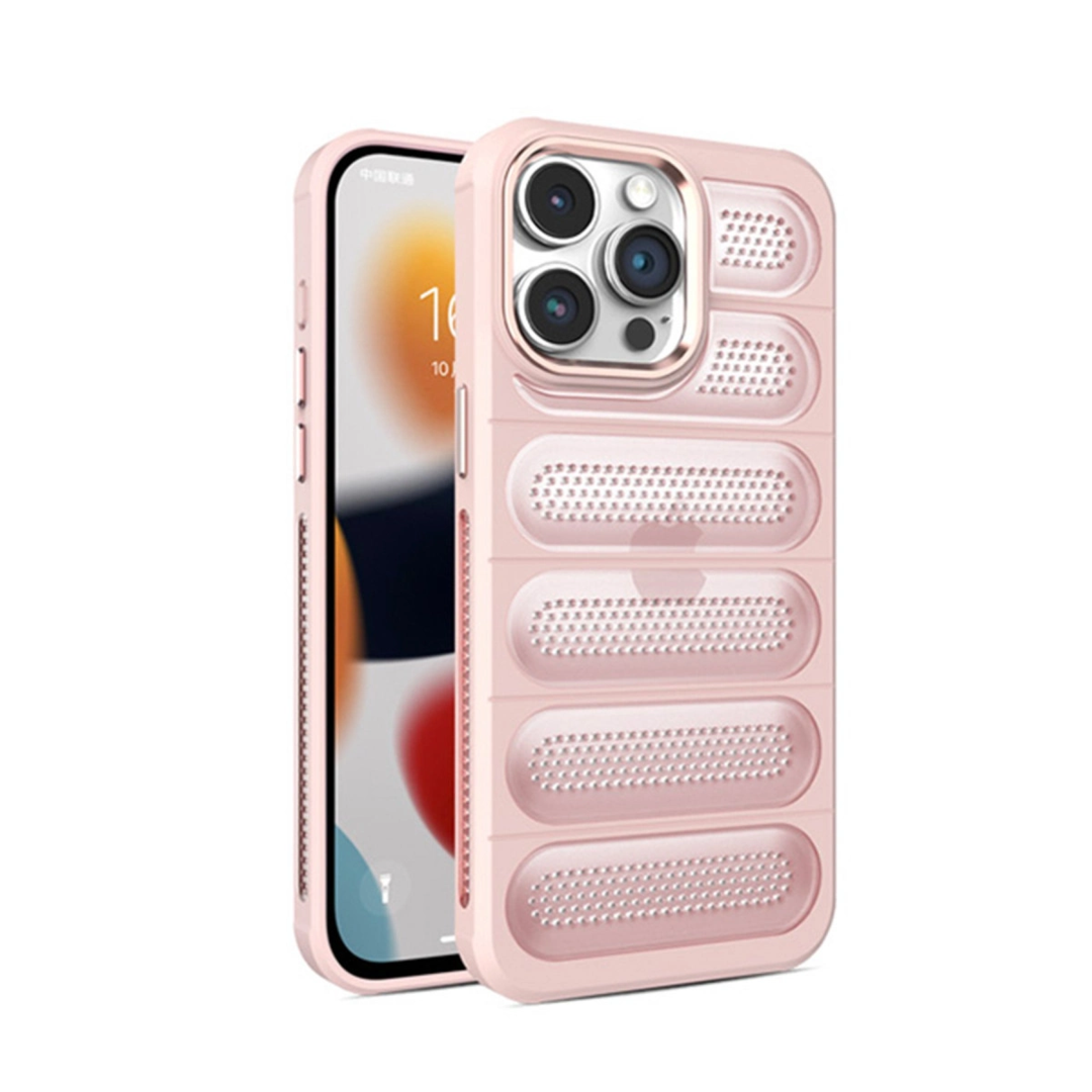 Apple İphone 14 Pro Max Kılıf Airmax Silikon Kapak - Pembe