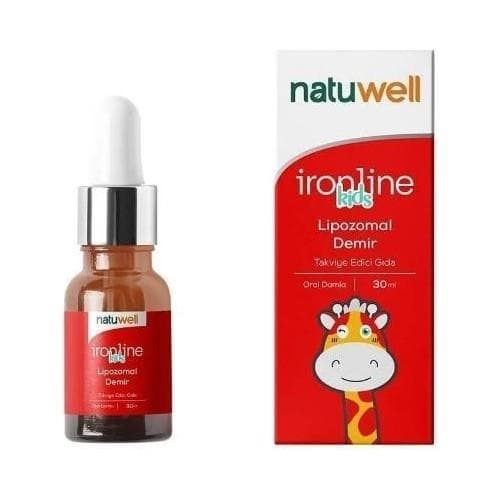 Natuwell Ironline Kids Lipozomal Demir Damla 30 ml