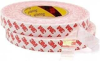 hdg 3M 9088 Şeffaf İce Çift Taraflı Bat, 15 mm Geişlik 5 Metre