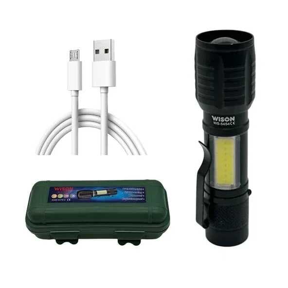 Wison WS-5454 LED Şarjlı Mini El Feneri (5430)