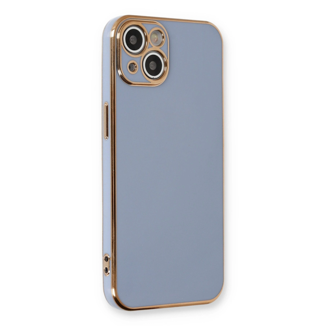 Apple İphone 13 Kılıf Volet Silikon - Mavi