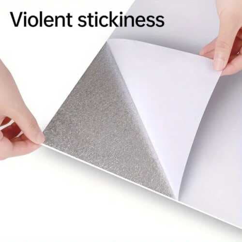 Gri Mermer Desen Duvar Sticker (30x30)