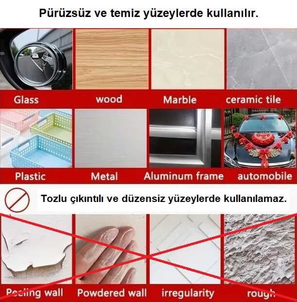 60 Parça Kolay Açılır Güçlü Çift Taraflı Bant 18mm*50mm