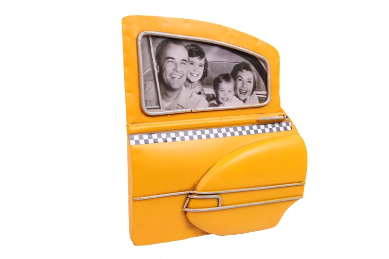 Dekoratif Metal Çerçeve Araba Kapısı Temalı