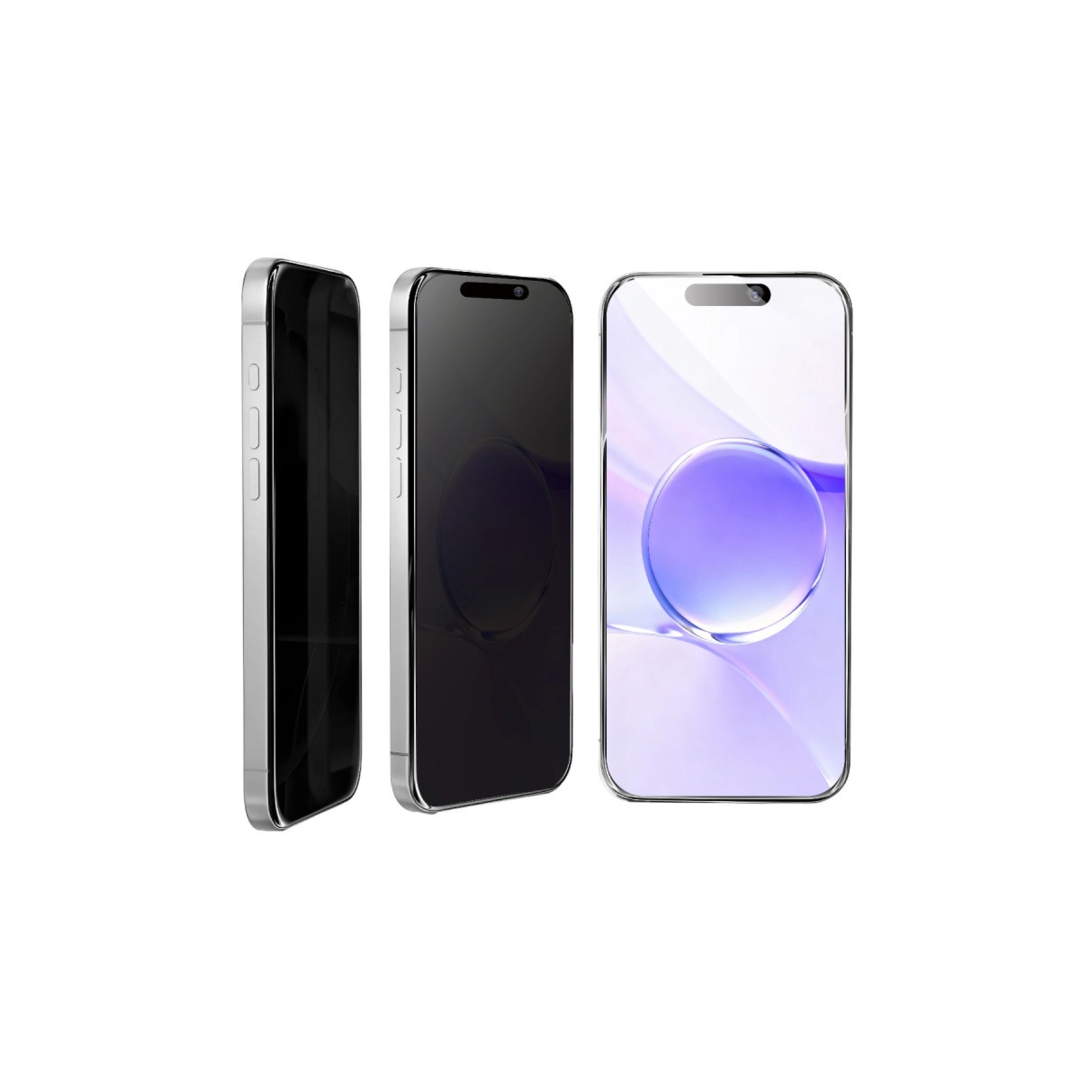 Apple İphone 13 Pro Max Bilvis 5in1 5d Magic Hayalet Cam Ekran Koruyucu - Siyah