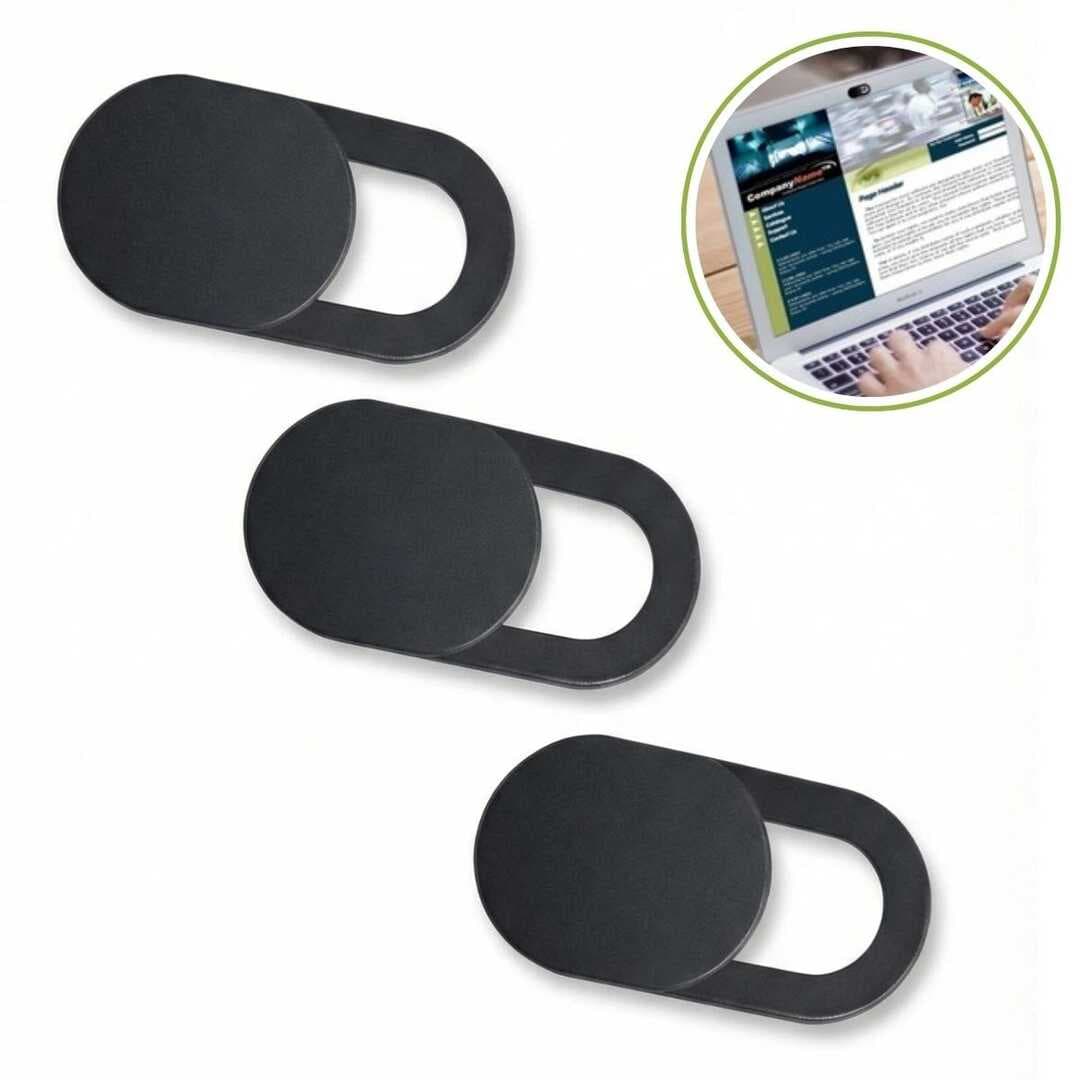 3’lü Webcam Kapatıcı – Laptop, Tablet ve Telefon Uyumlu Gizlilik Kamera Kapağı (Plastik) (5430)