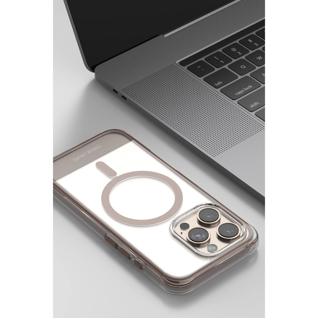 Onegif Apple İphone 16 Pro Hulk Magsafe Kapak - Titan Gri