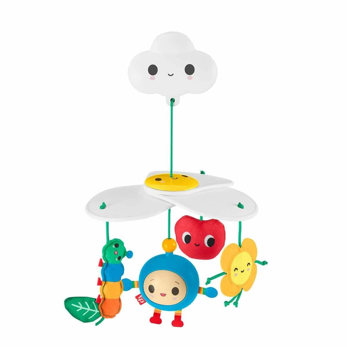 Fisher Price Mutlu Dünya Eğlenceli Bebek Arabası Oyuncağı Dönence