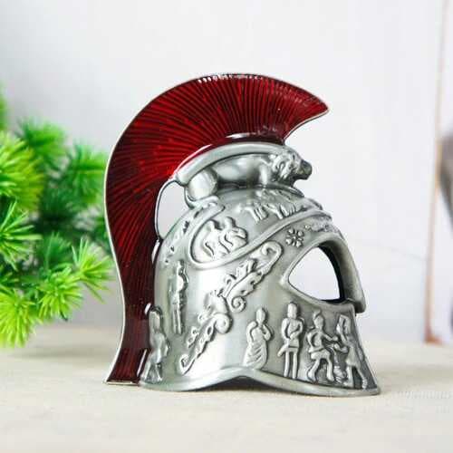 Metal Dekoratif Şövalye Miğferi