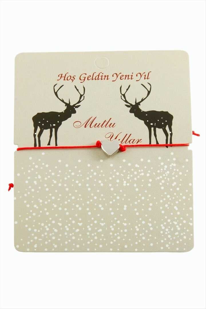 Kalp Yılbaşı Bilekliği