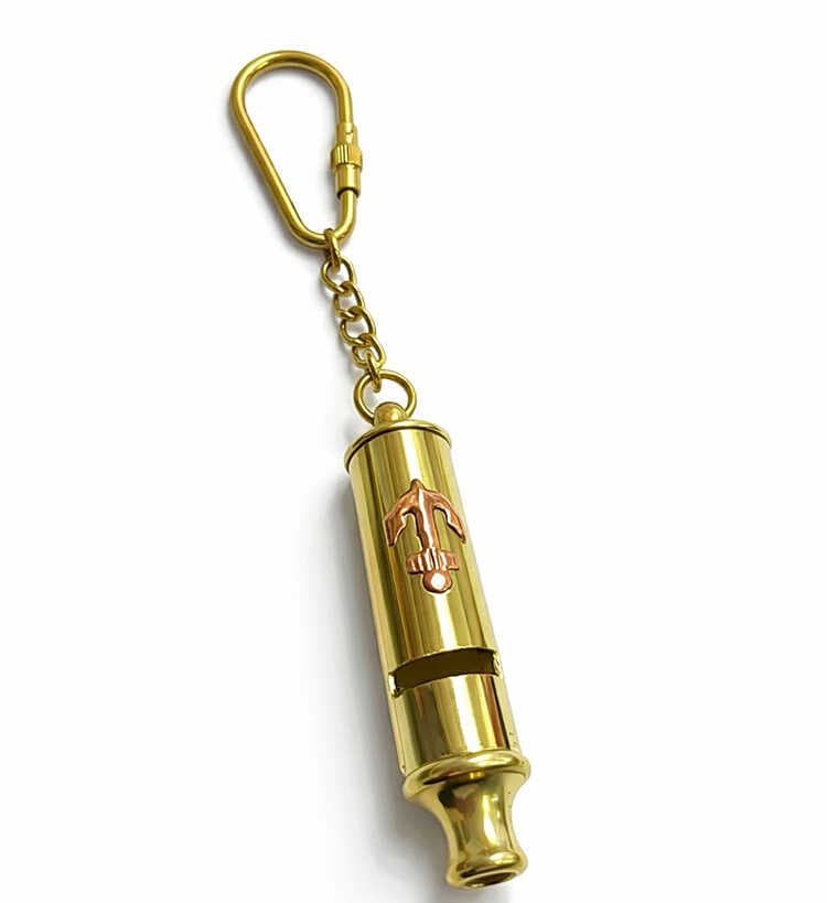 Pirinç Düdük Anahtarlık