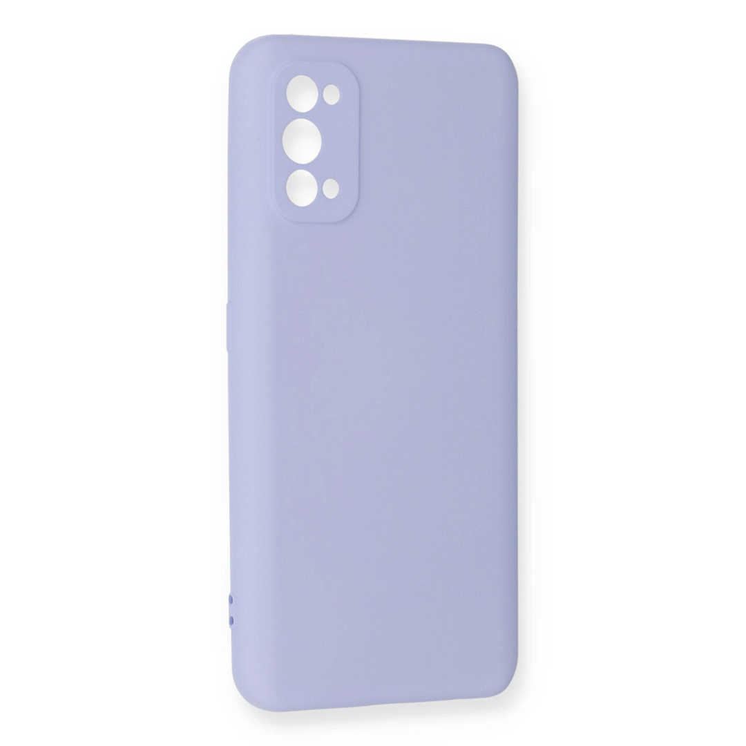 Realme 7 Pro Kılıf Nano İçi Kadife Silikon - Lila