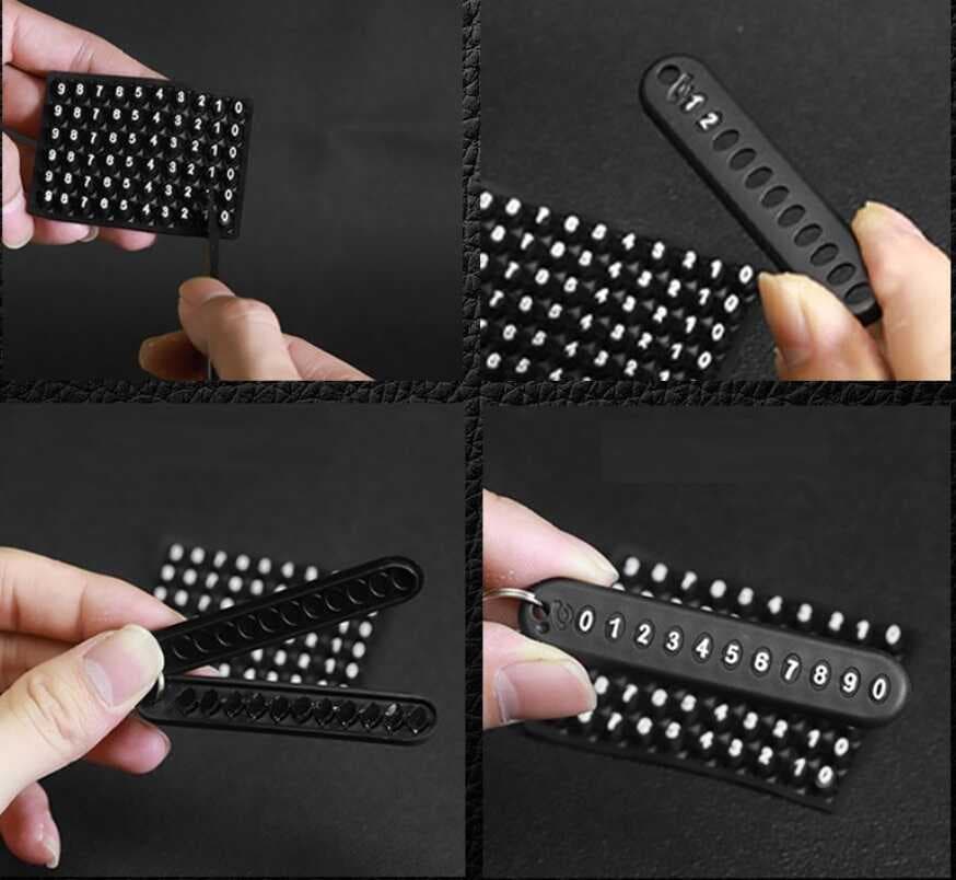 Mini Anahtarlık, Çanta, Araba İçin Çok Amaçlı Numaratör