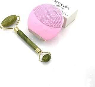 Mobee Cilt Temizleme Ve Masaj Cihazı & Roller Çift Taraflı Doğal Taş Yüz Masaj Aleti 956247805693