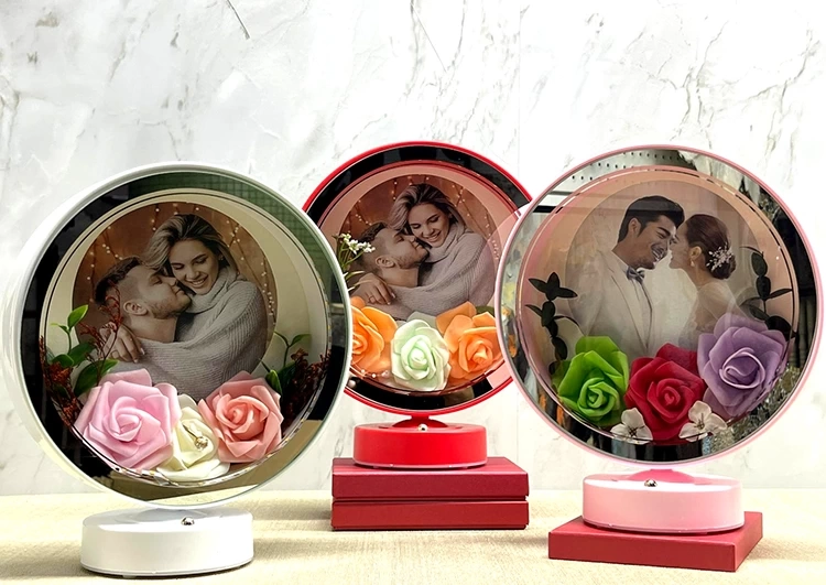 Kişiye Özel Fotoğraf Alanlı Ledli Çerceve Alk4449