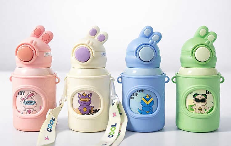 Tavşan Kulaklı 500 ml Paslanmaz Çelik Suluk