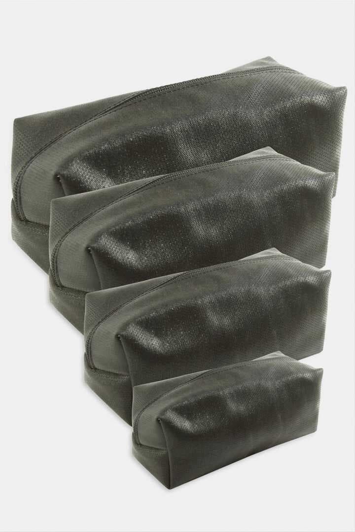 4 Adet El Tutmalı Makyaj Çantası