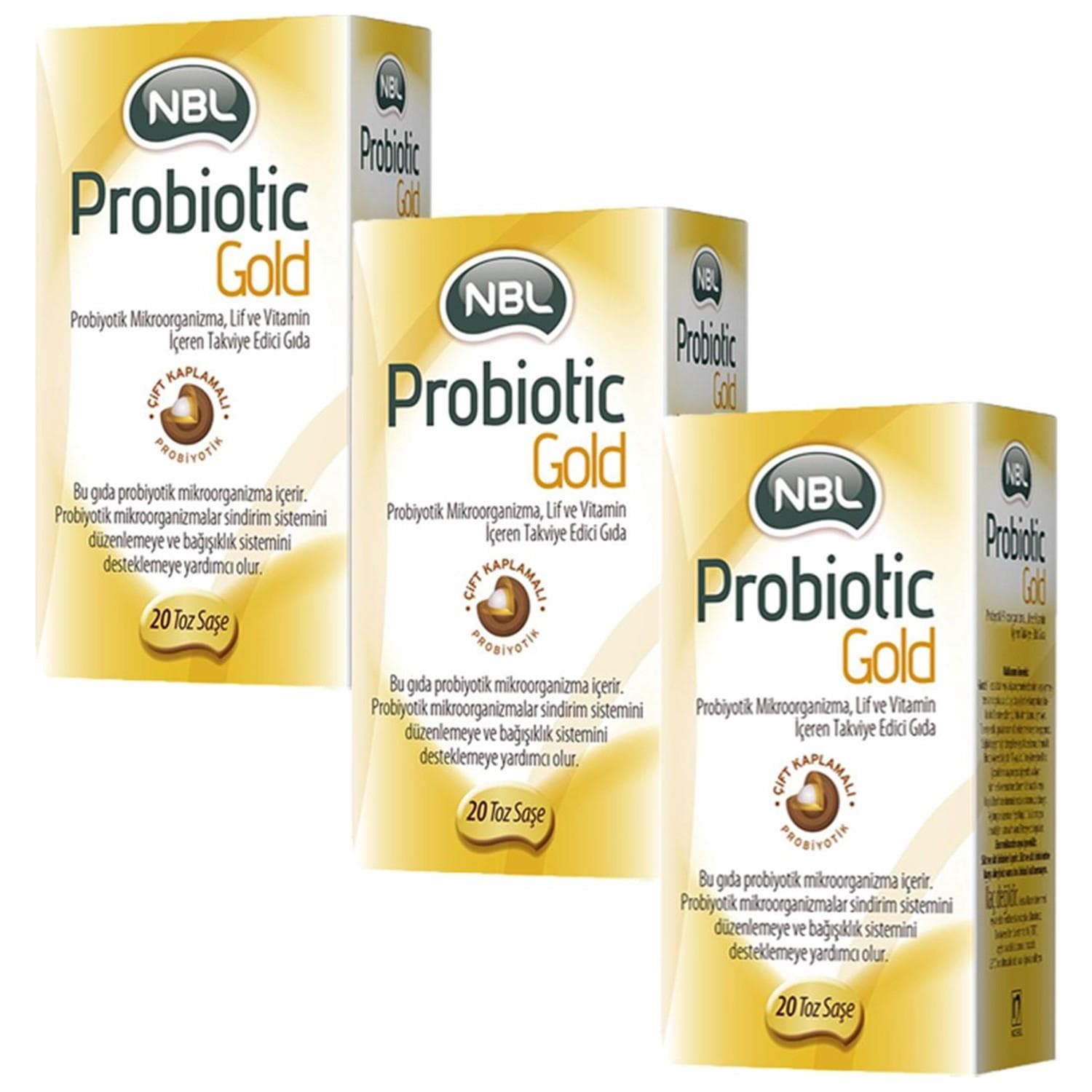 NBL Probiotic Gold 20 Şase X 3 ADET
