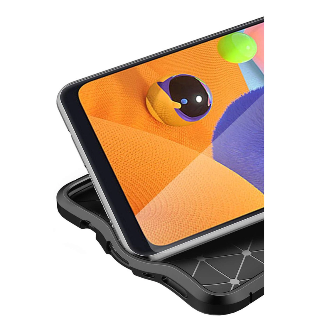Samsung Galaxy A31 Kılıf Auto Focus Kapak - Kırmızı