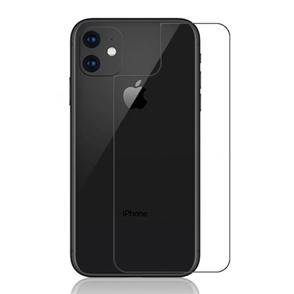 Ally İPhone 11 6.1 İnch Tempered Arka Kırılmaz Cam Koruyucu-(5775)