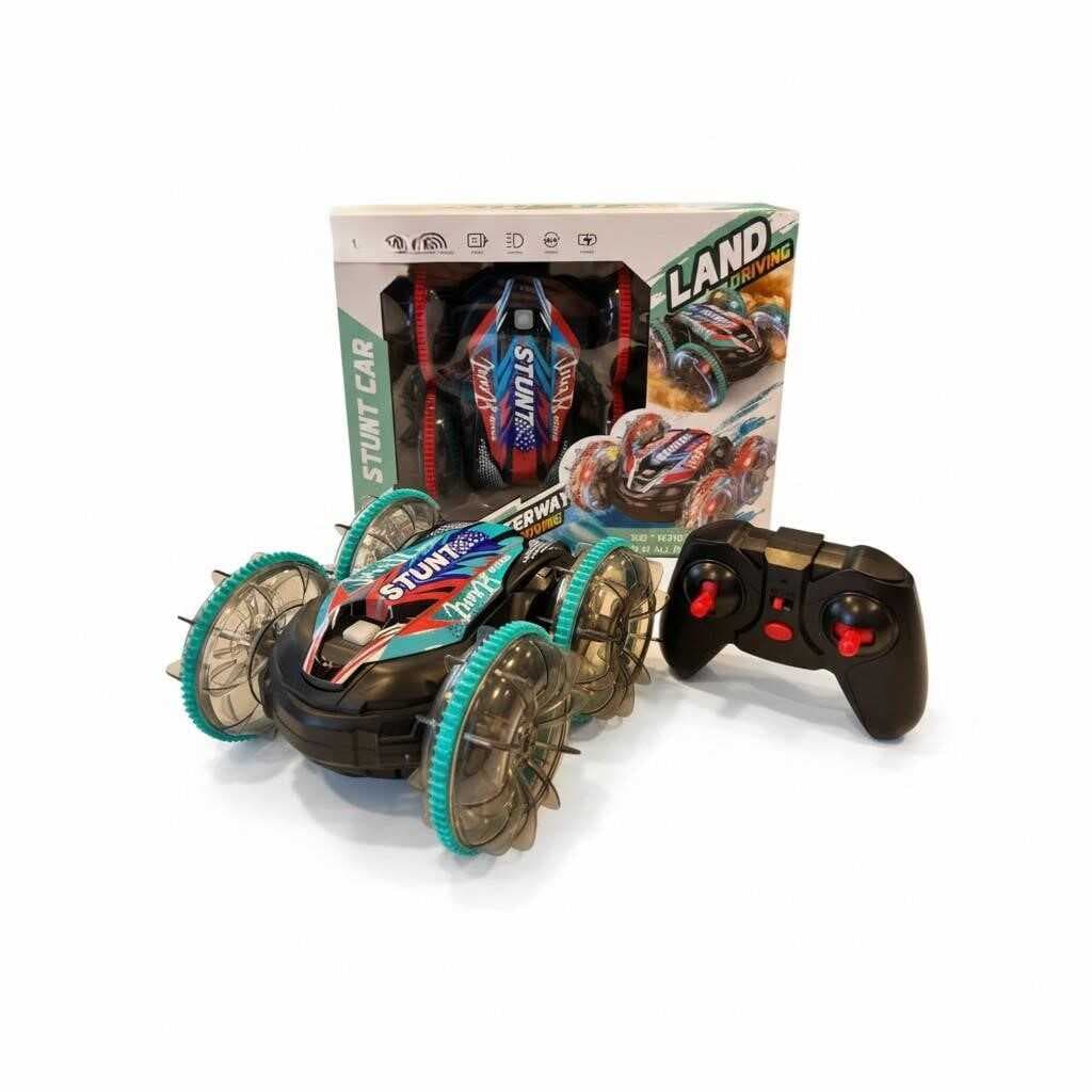 2.4 GHZ ÇİFT TARAFLI SUDA VE KARADA GİDEN KUMANDALI ARABA