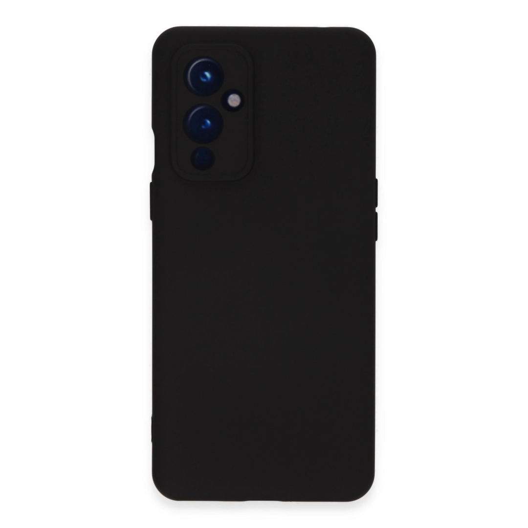 One Plus 9 Kılıf Nano İçi Kadife Silikon - Siyah