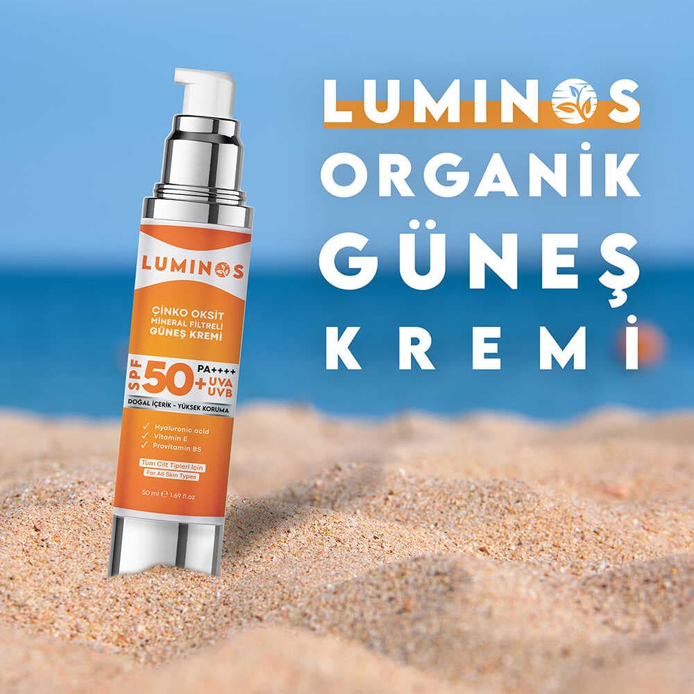 Luminos Çinko Oksit Mineral Filtreli Spf 50 Doğal Güneş Kremi - 50ml