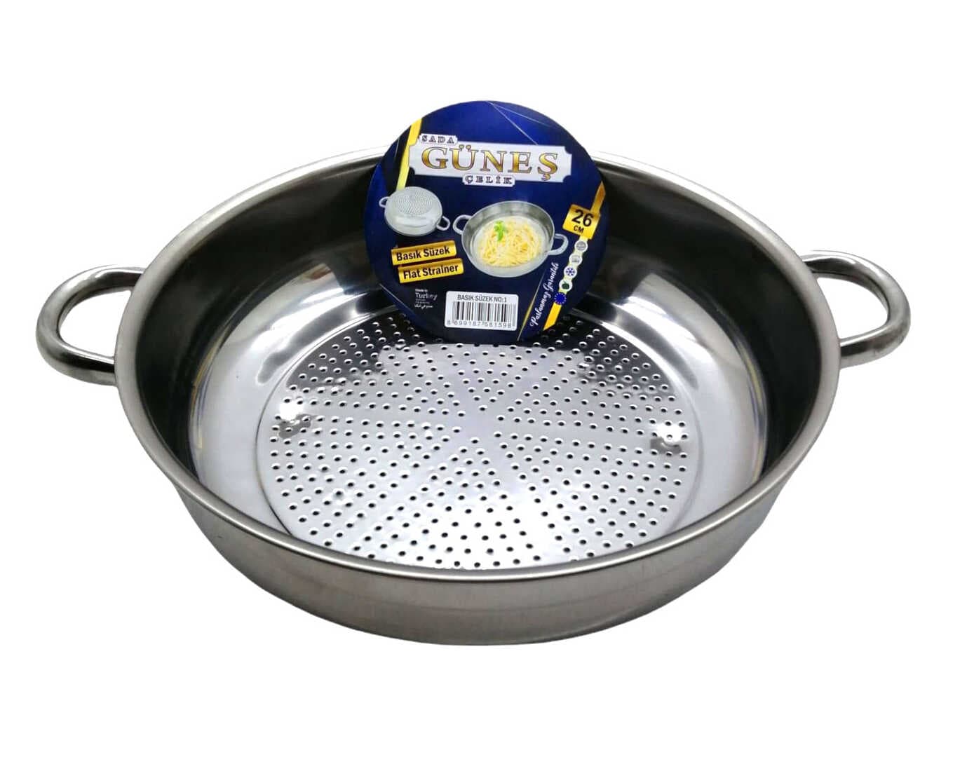 NO-1 - 26CM BASIK SÜZEK METAL SÜZGEÇ (5430)