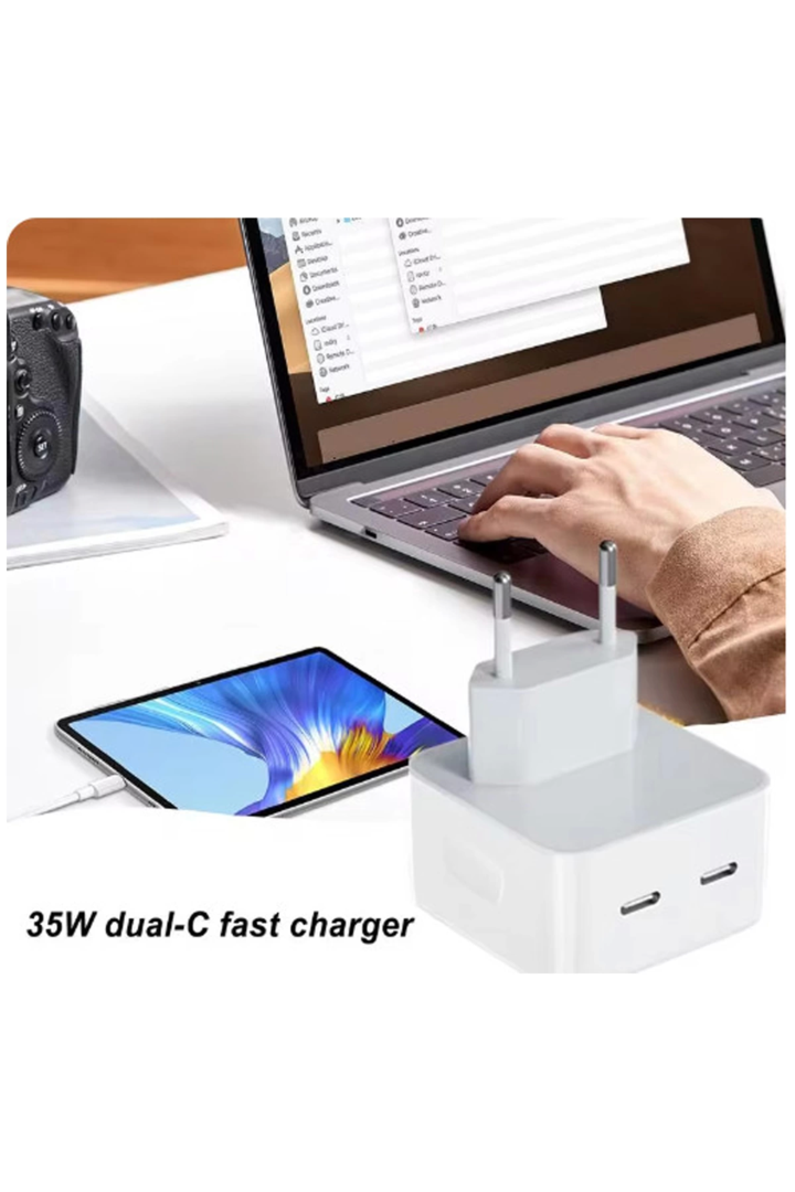 Usb Portu Hızlı Şarj Aleti Taşınabilir Pd 3.0 35w Cep Telefonu Şarj Adaptörü Usb-c Port