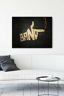 (10020) Bag Eğleceli Mizahi Çerçeveli Tablo (50x70cm)