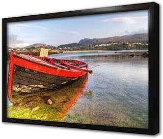 Yıldızlı Gece Çerçeveli Mdf Tablo 40x50 cm MB22495