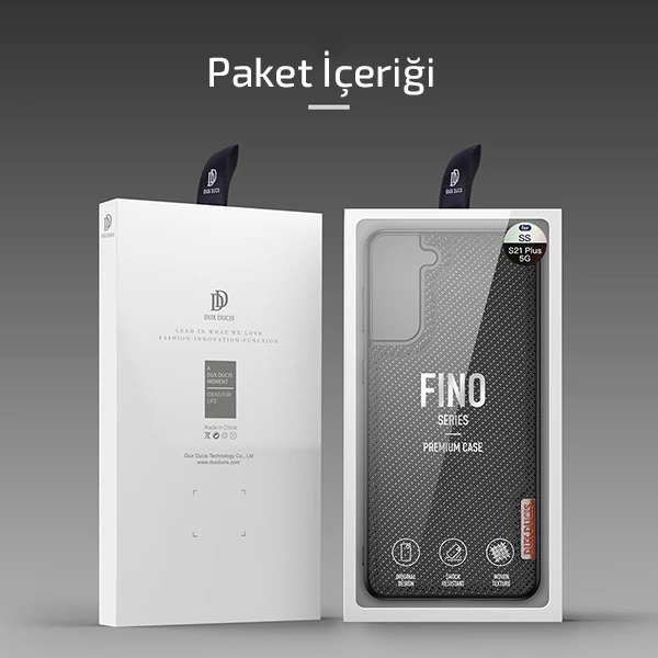 Dux Ducis Sm Galaxy S21 Plus Kılıf  Fino Series Premium Arka Koruma Kılıf-(5775)