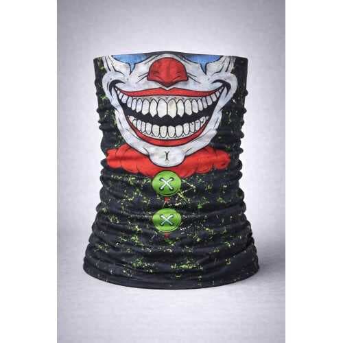 Joker Yüz Baskılı Baf Bandana - Çok Amaçlı Boyunluk Bandana 2 No