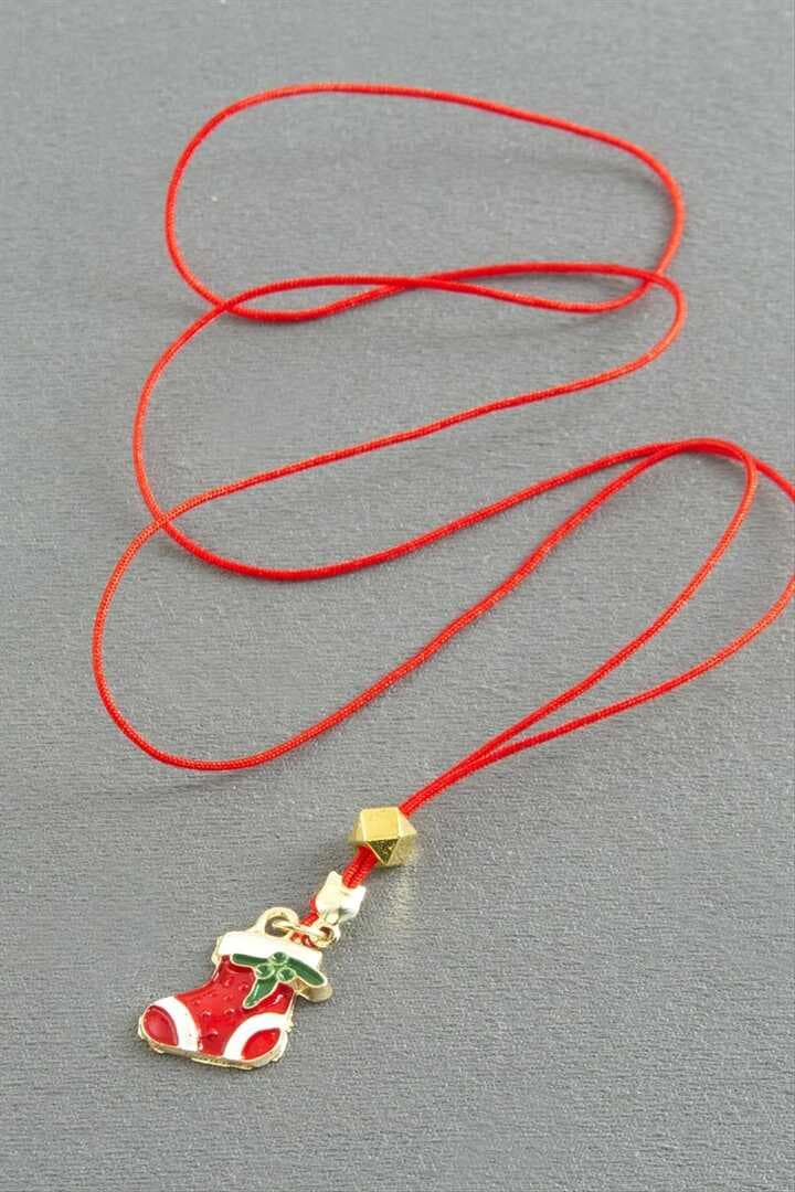 Çorap Yılbaşı İpli Kolye